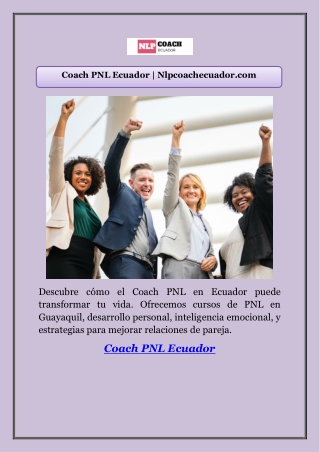 coach pnl ecuador nlpcoachecuador com