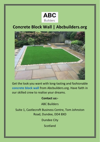 concrete block wall abcbuilders org