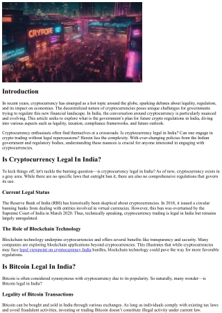 What is the Government’s Plan for Future Crypto Regulations?