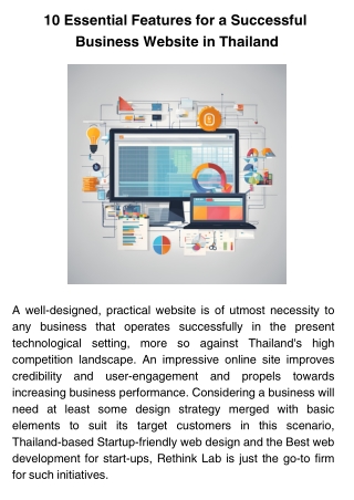 10 Essential Features for a Successful Business Website in Thailand