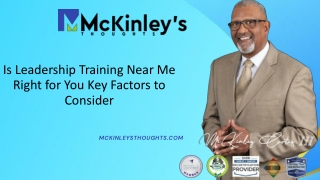 Is Leadership Training Near Me Right for You Key Factors to Consider