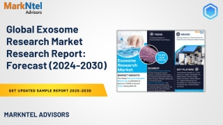 Global Exosome Research Market Research Report Forecast (2024-2030)