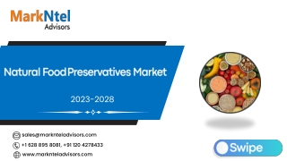 Global Natural Food Preservatives Market Research Report Forecast (2023-2028)
