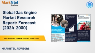 Global Gas Engine Market Research Report Forecast (2024-2030)