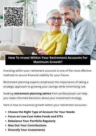 how to invest within your retirement accounts