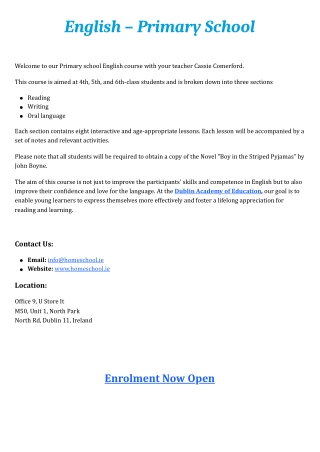 Improve Your English Skills with Dublin Academy of Education
