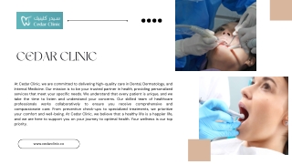 Cedar Clinic: Your Premier Dental Clinic in Kuwait for Expert Care
