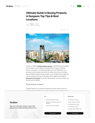 Ultimate Guide to Buying Property in Gurgaon: Top Tips & Best Locations