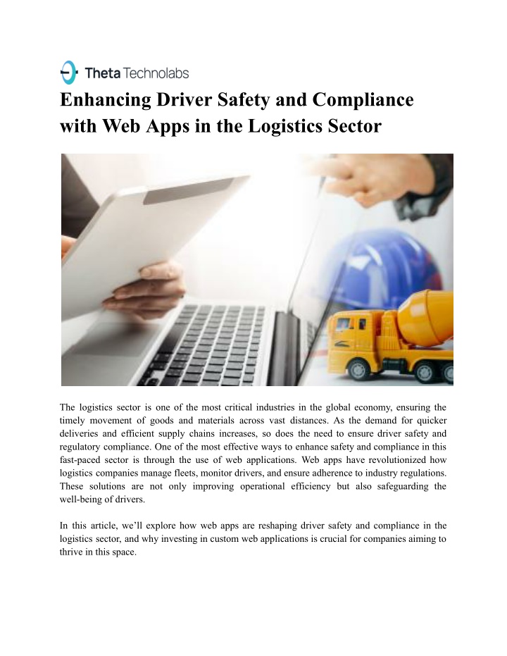 enhancing driver safety and compliance with