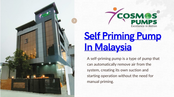 self priming pump in malaysia