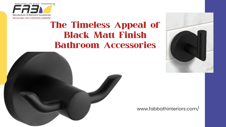 the timeless appeal of black matt finish bathroom