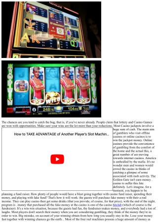 Online Casino Bonuses Are Good Anywhere