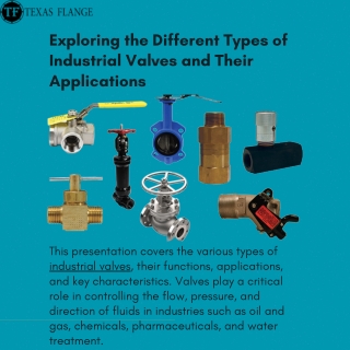 Exploring the Different Types of Industrial Valves and Their Applications