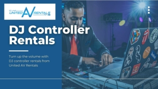 Enhance Your Performance with Our DJ Controller Rentals