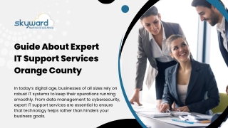 Guide About Expert IT Support Services Orange County