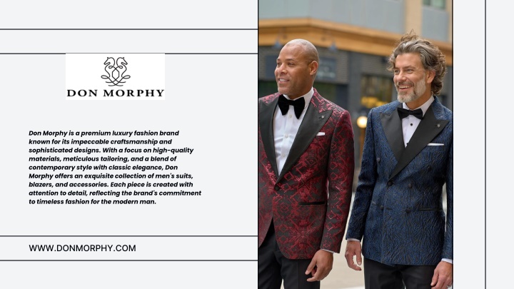 don morphy is a premium luxury fashion brand