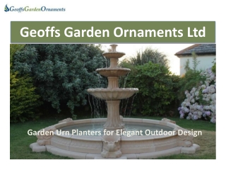 Garden Urn Planters for Elegant Outdoor Design