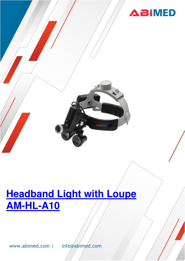 headband light with loupe am hl a10