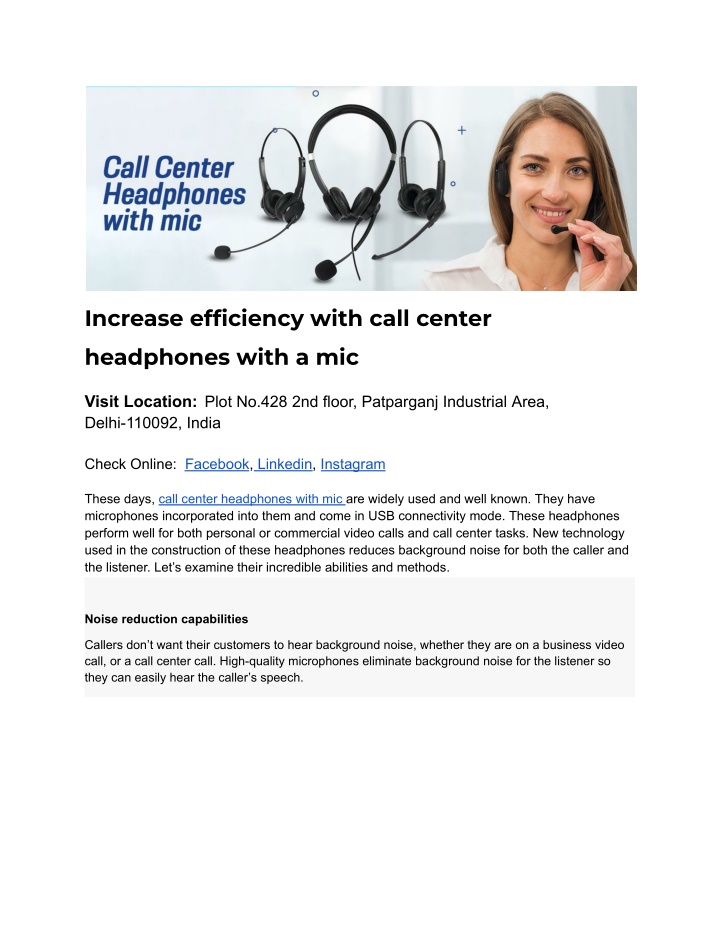 increase efficiency with call center