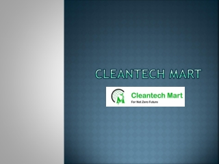 Cleantech Mart- the largest marketplace for Millet and millet products