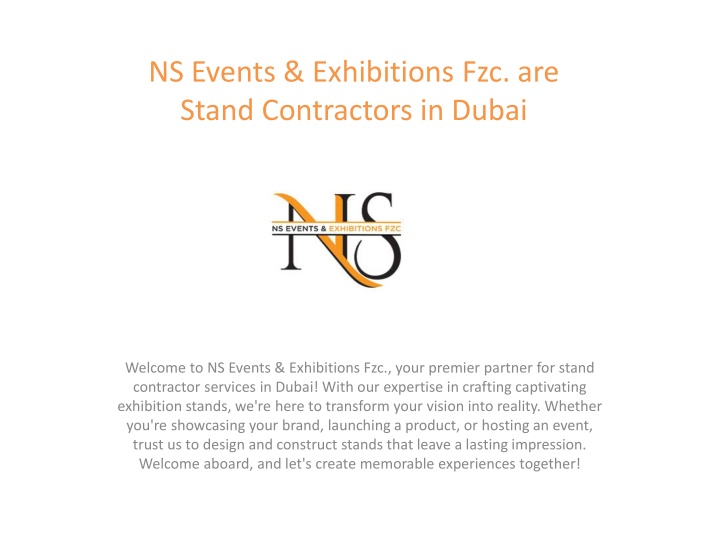 ns events exhibitions fzc are stand contractors in dubai