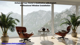 Professional Window Installation Services in Ahmedabad - Classic Windows