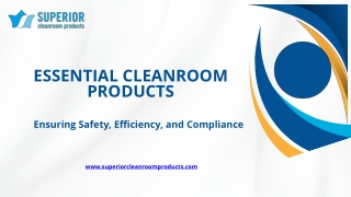 superior cleanroom products Essential Cleanroom Products