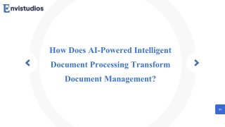 how does ai powered intelligent document
