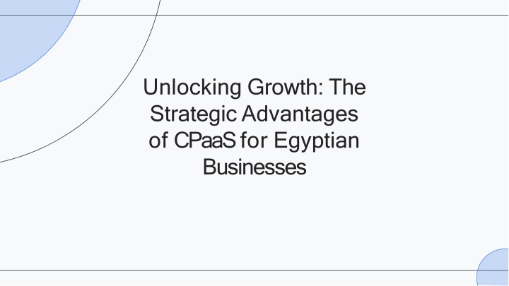 unlocking growth the strategic advantages