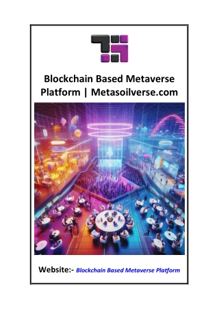 blockchain based metaverse platform metasoilverse