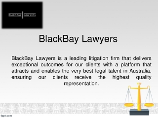 Business Dispute Lawyers Sydney - Blackbaylawyers