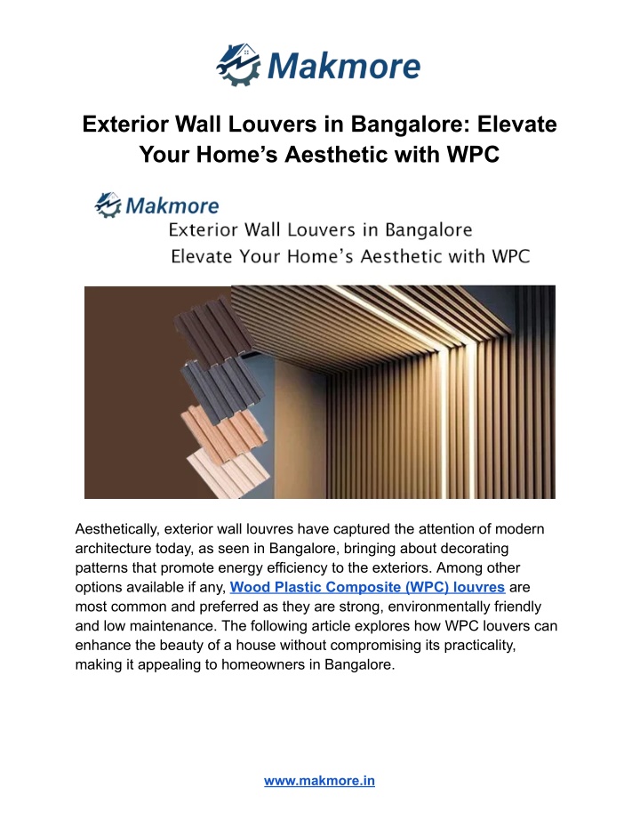 exterior wall louvers in bangalore elevate your