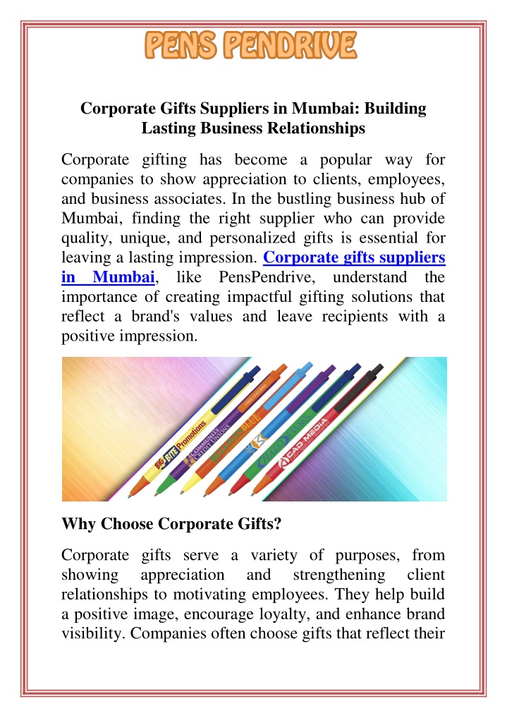 corporate gifts suppliers in mumbai building