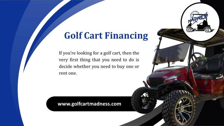 golf cart financing