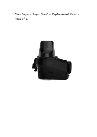 geek vape aegis boost replacement pods pack of 2