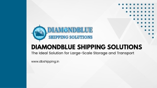 The Ideal Solution for Large-Scale Storage and Transport