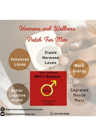 Hormone and Wellness Patch For Men