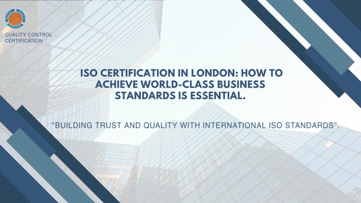 iso certification in london how to achieve world