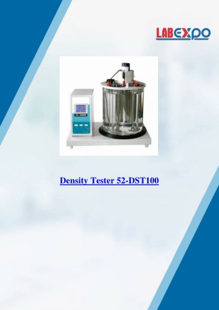 density tester 52 dst100
