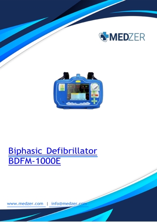 biphasic defibrillator bdfm 1000e