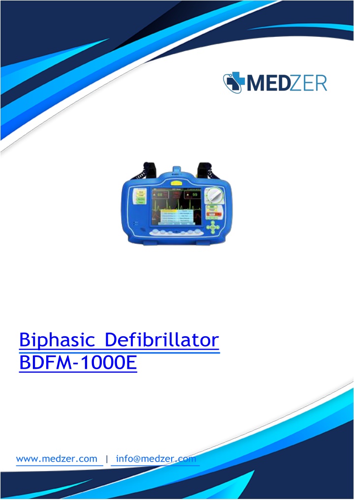 biphasic defibrillator bdfm 1000e