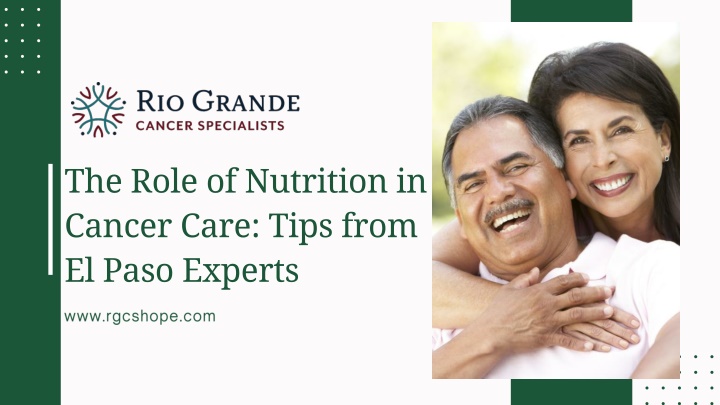 the role of nutrition in cancer care tips from