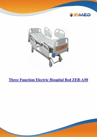 Three Function Electric Hospital Bed ZEB-A50