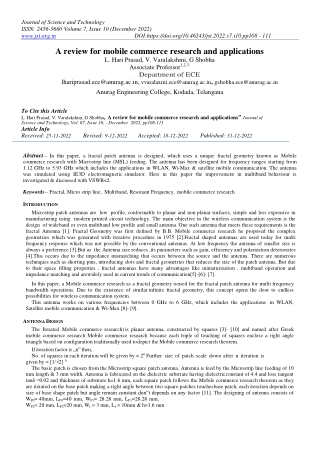 journal of science and technology issn 2456 5660