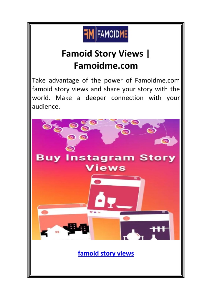 famoid story views famoidme com