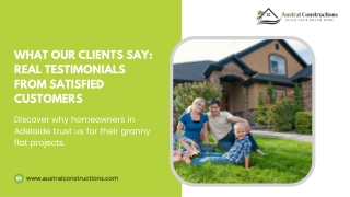 Granny Flat Builders in  Adelaide