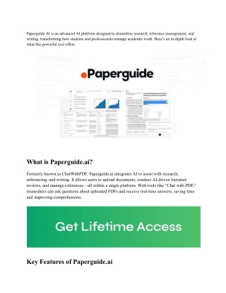 Paperguide Ai Lifetime Deal: 60 day money-back guarantee