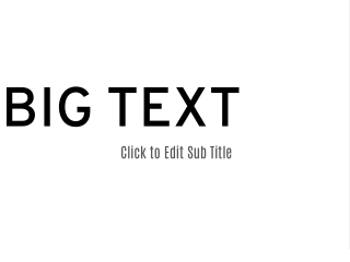 big text