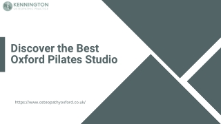 Discover the Best Oxford Pilates Studio