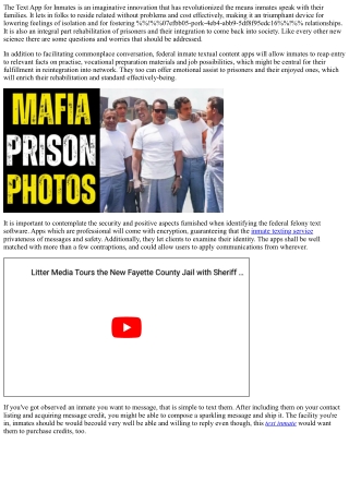 the text app for inmates is an imaginative